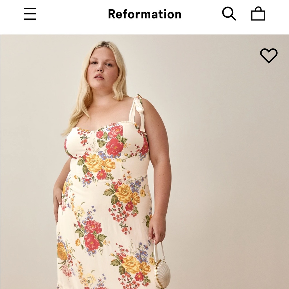 Reformation Nikita Floral Print Maxi Dress